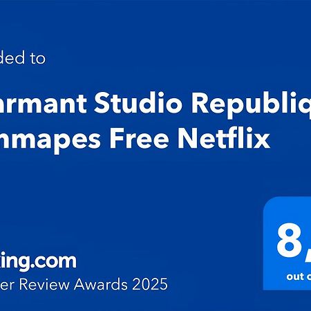 Charmant Studio Republique Jemmapes Free Netflix París Exterior foto